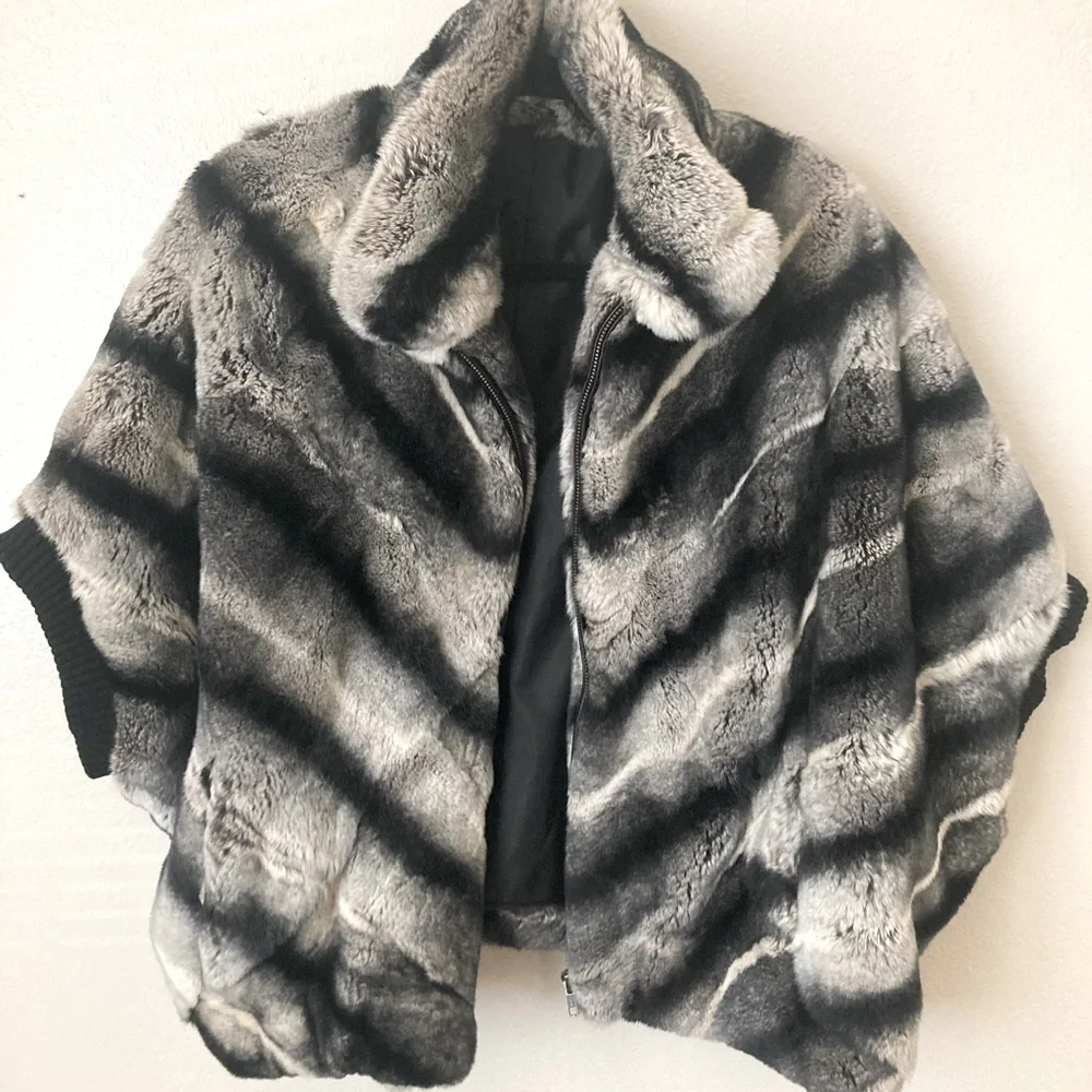 Bloomingdale’s inspired MINK! Coat size 44 - Picture 7 of 7